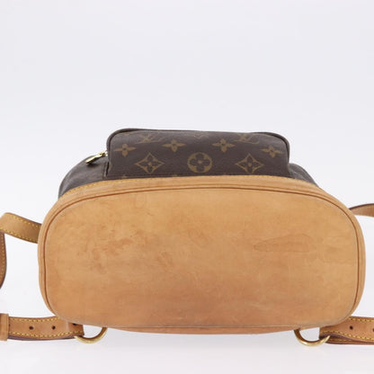 Louis Vuitton Vintage Montsouris Monogram Canvas, Brown, Canvas, Backpack