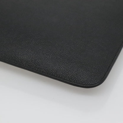 Balenciaga Ville Pouch Leather, Black, Leather, Clutch