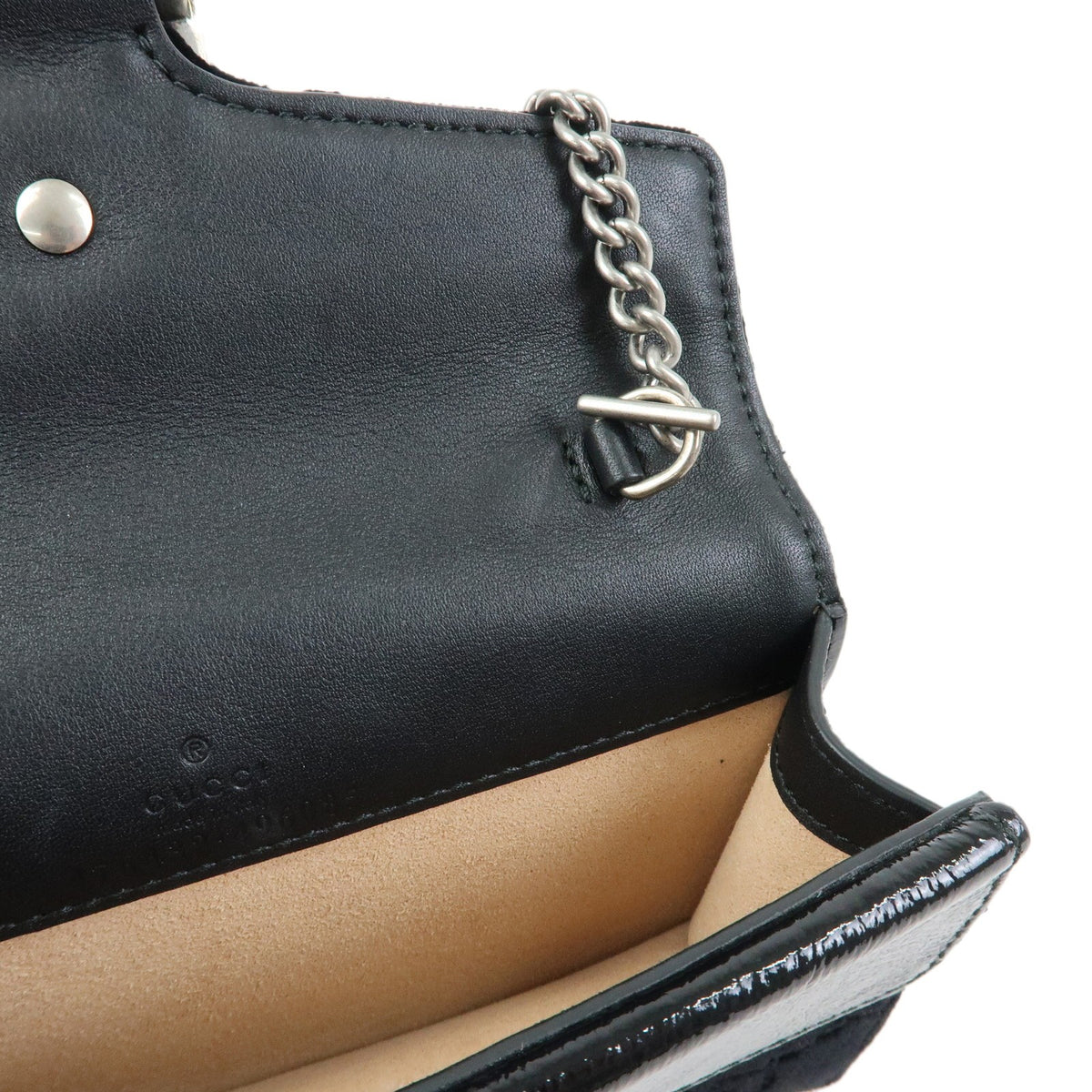 Gucci Dionysus Velvet, Black, Velvet, Handbag