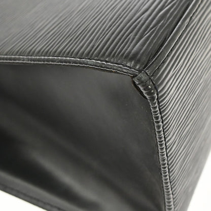 Louis Vuitton Croisette Epi, Black, Leather, Handbag