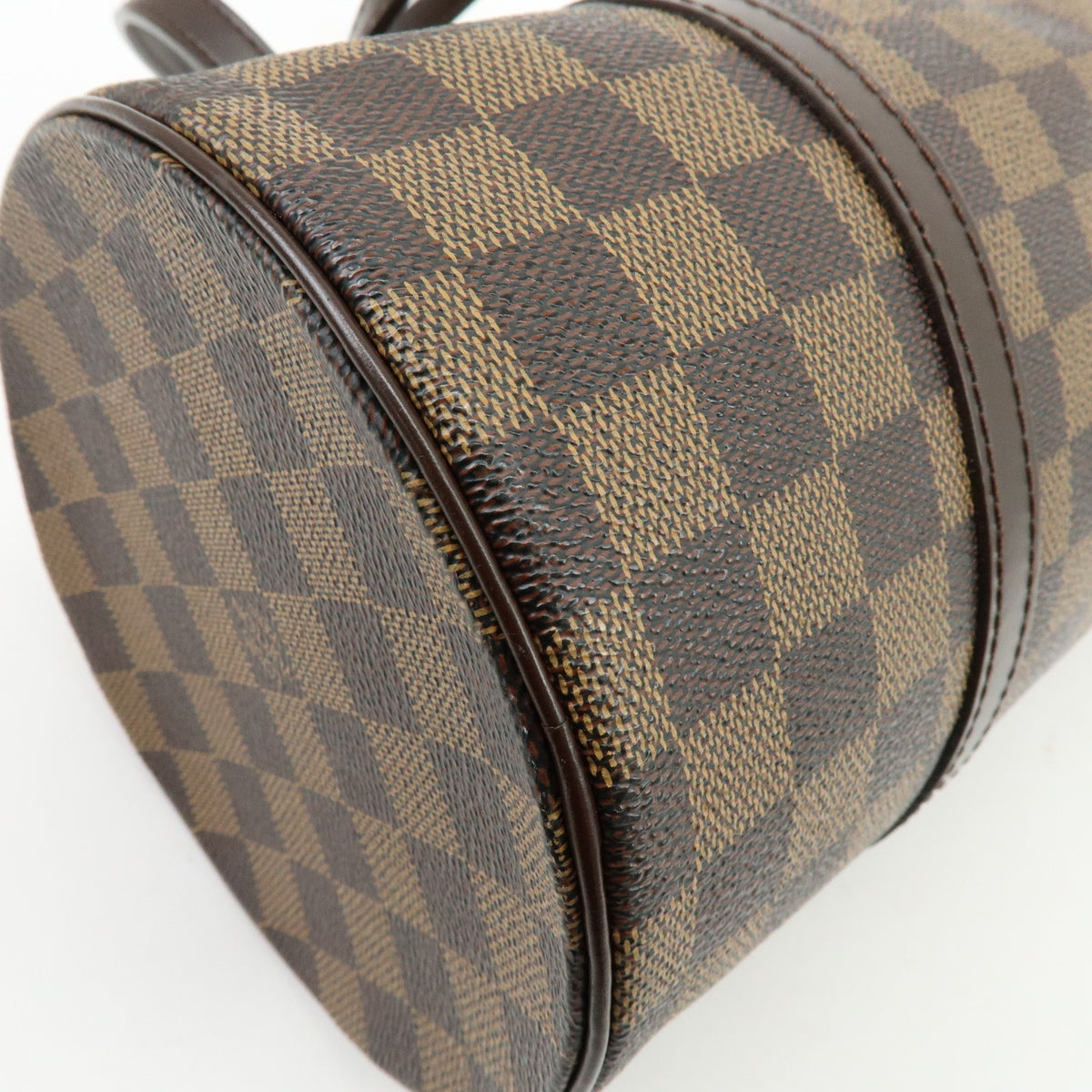 Louis Vuitton Papillon Damier Ebene, Brown, Canvas, Handbag