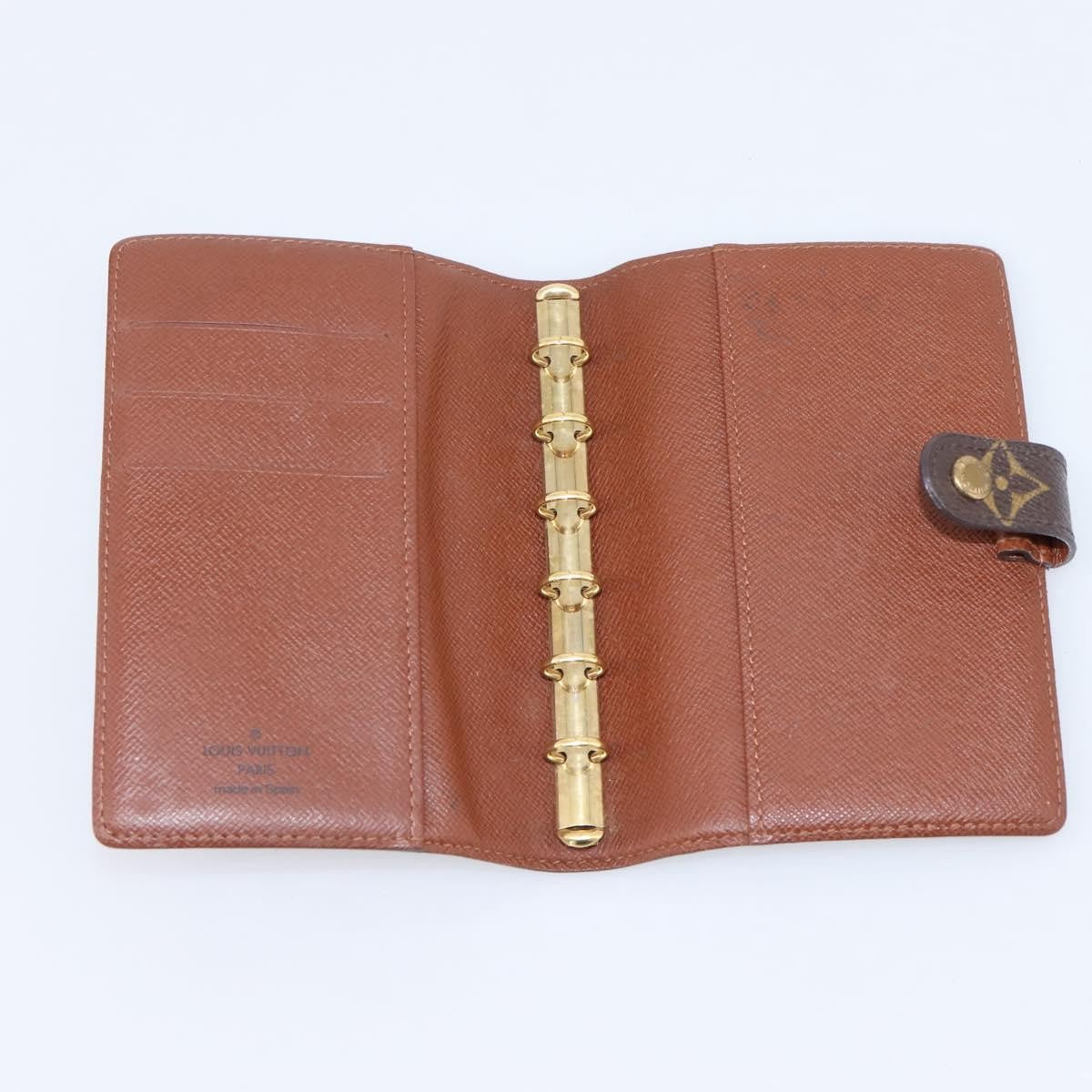Louis Vuitton Agenda Cover Monogram Canvas, Brown, Canvas, Wallet
