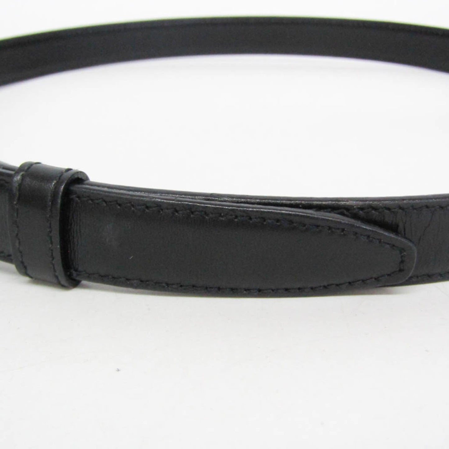 Gucci Interlocking G Belt (Outlet) Leather, Black, Leather, Belt