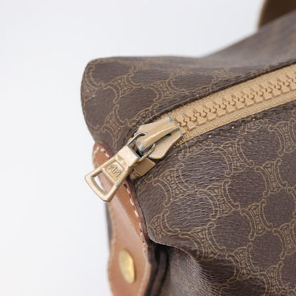 Celine Macadam Canvas and Leather, Brown, Canvas, Tote Bag
