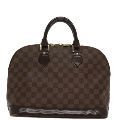 Louis Vuitton Vintage Alma Handbag Damier, BROWN, CANVAS, Handbag