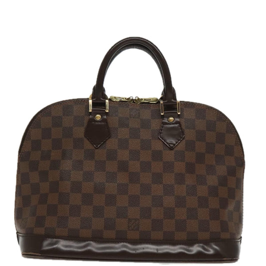 Louis Vuitton Vintage Alma Handbag Damier, BROWN, CANVAS, Handbag