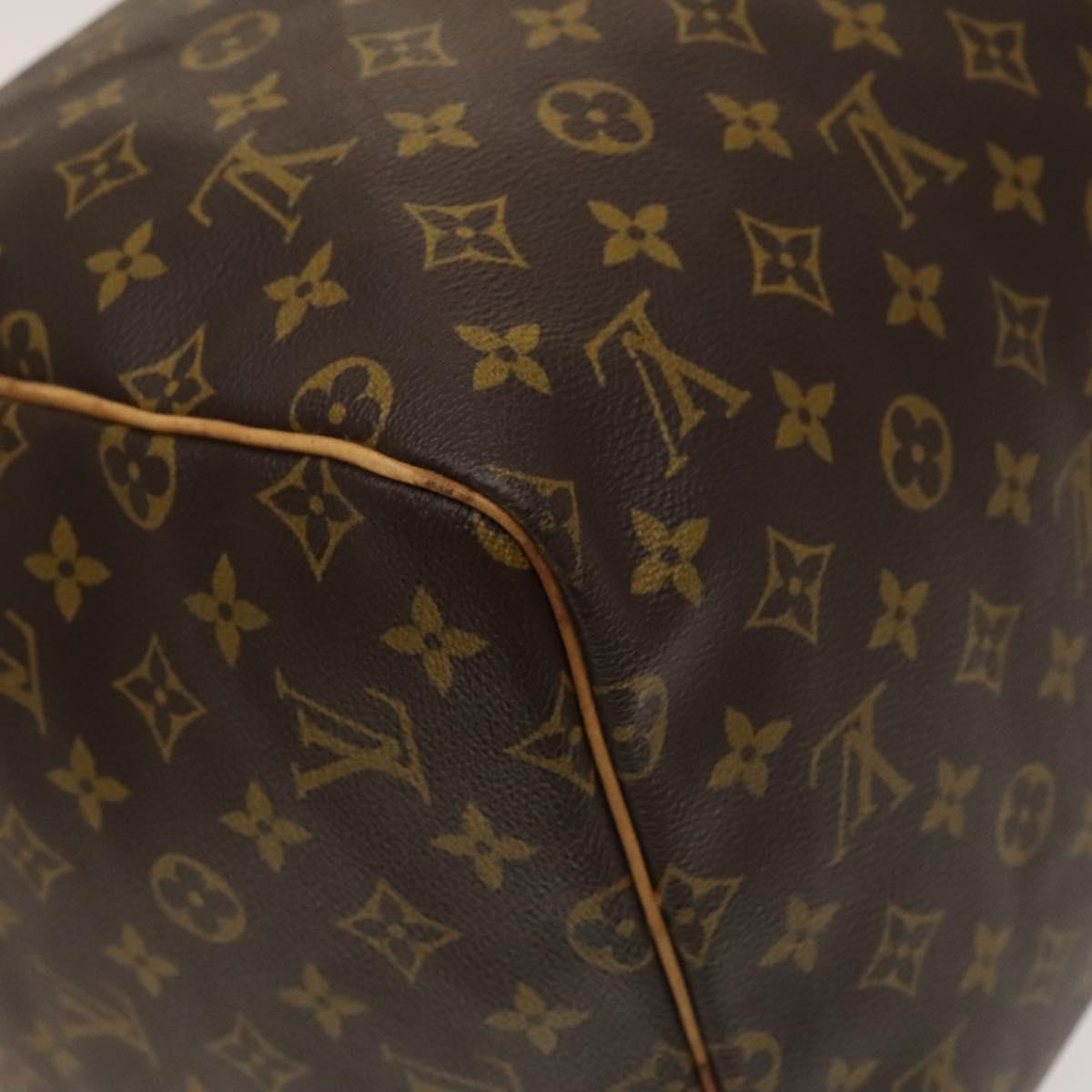 Louis Vuitton Keepall 55, Brown, Canvas, travel