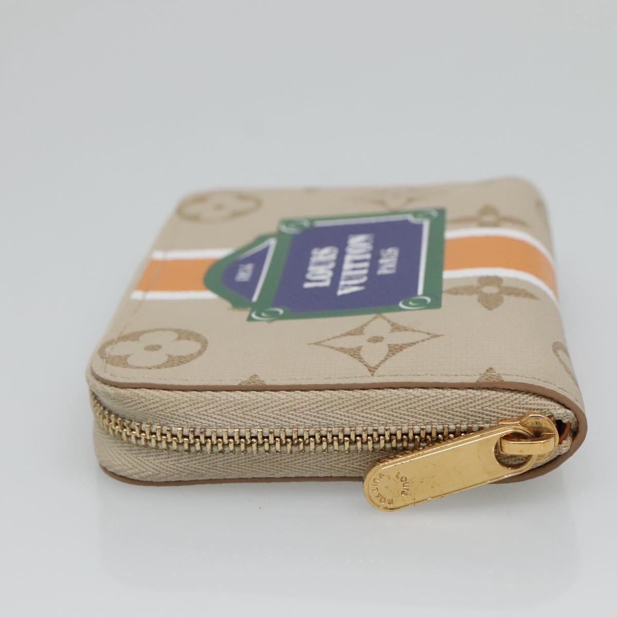Louis Vuitton Zippy coin purse, Beige, Canvas, wallet