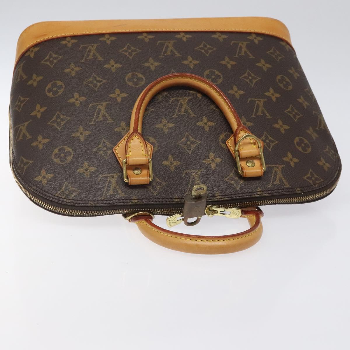 Louis Vuitton Alma, Brown, Canvas, handbag