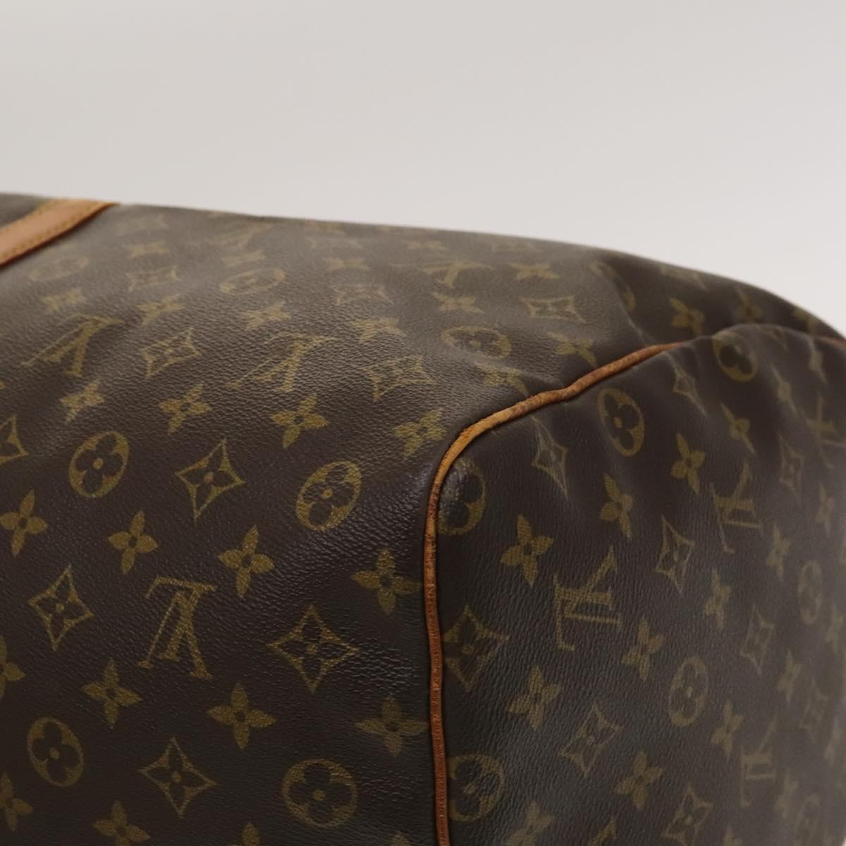 Louis Vuitton Keepall 60, Brown, Canvas, travel