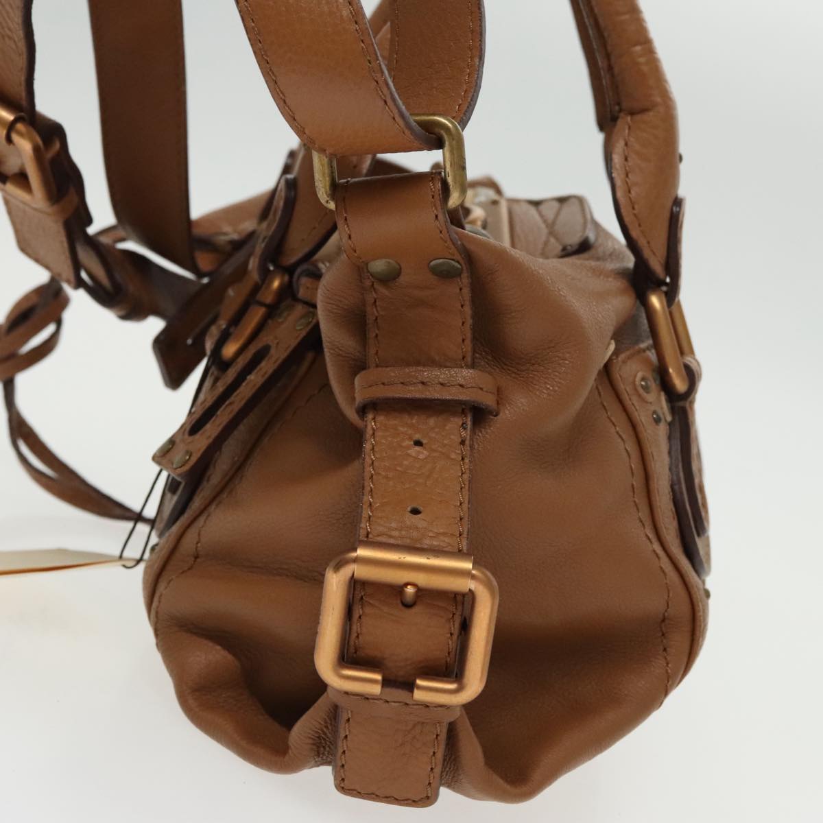 Chloé Paddington, Brown, Leather, handbag