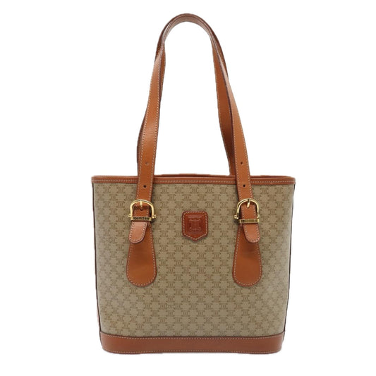 Céline Macadam, Beige, Canvas, tote