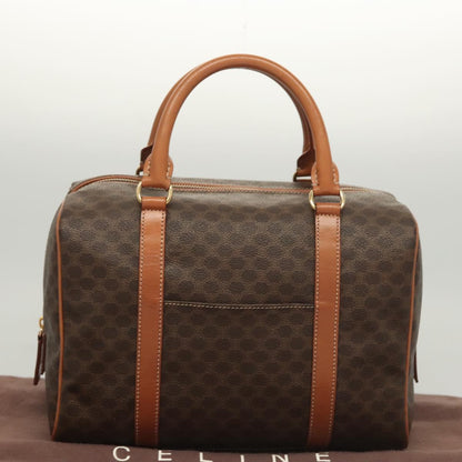Céline Macadam, Brown, Canvas, handbag