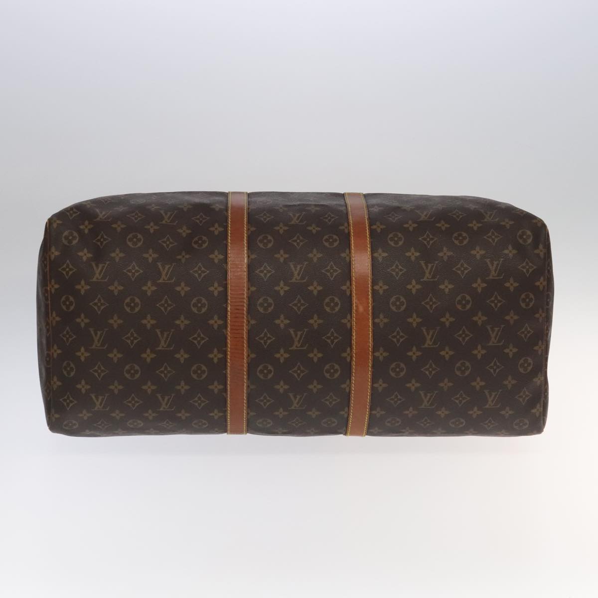 Louis Vuitton Keepall 60, Brown, Canvas, travel