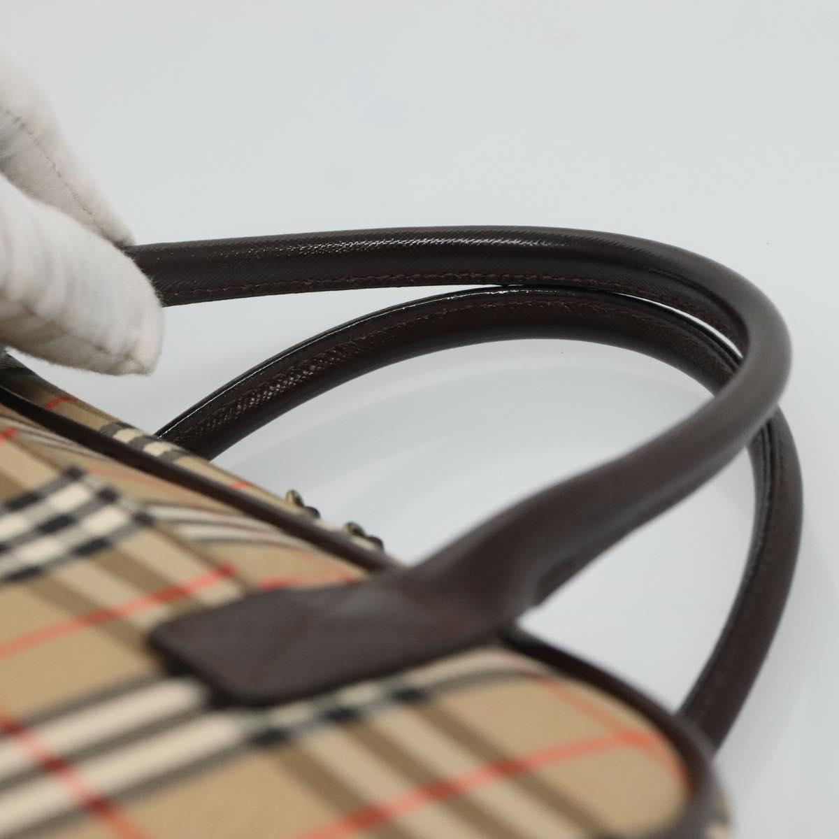 Burberry Nova Check, Beige, Canvas, handbag