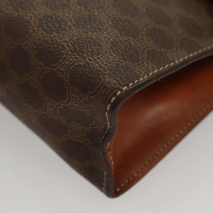 Céline Macadam, Brown, Canvas, handbag