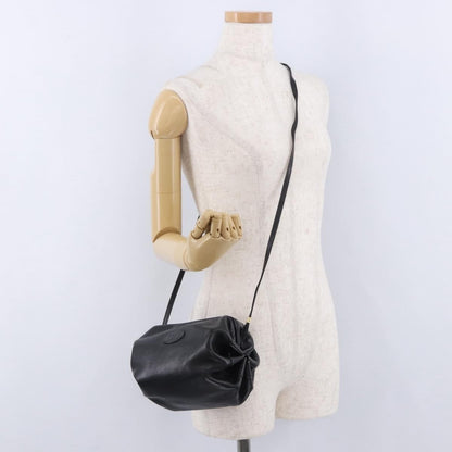 Gucci Shoulder Leather, Black, Leather, Shoulder Bag
