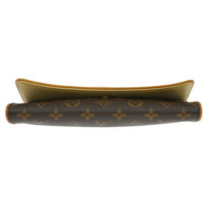 Louis Vuitton Twin Monogram Canvas, Brown, Canvas, Clutch