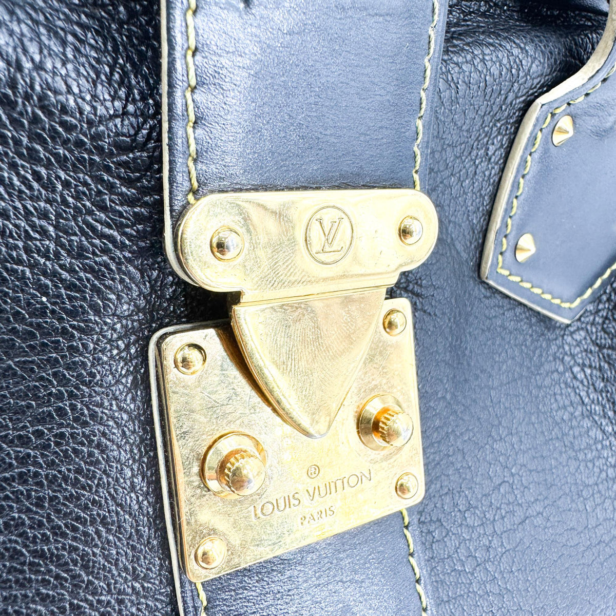 Louis Vuitton Suhali L'Ingenieux Leather, Black, Leather, Handbag