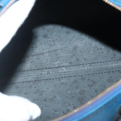 Louis Vuitton Speedy Handbag Epi Leather, BLUE, LEATHER, Handbag