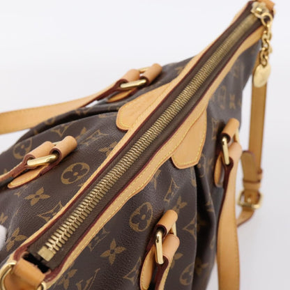 Louis Vuitton Palermo Monogram Canvas, Brown, Canvas, Handbag