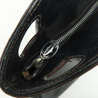 Cartier Marcello Leather, Black, Leather, Handbag