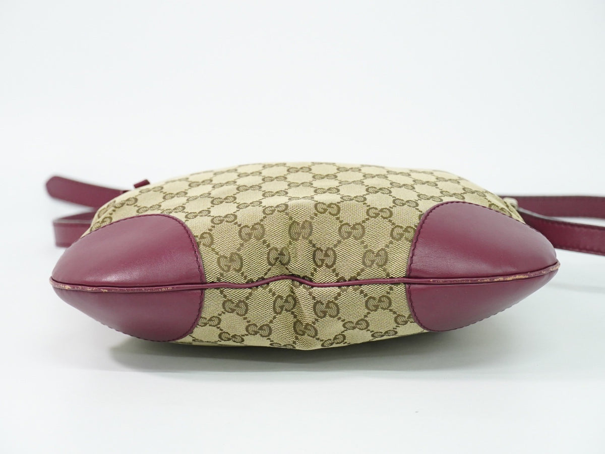 Gucci Mayfair Messenger GG Canvas and Leather, Beige, Canvas, Shoulder Bag