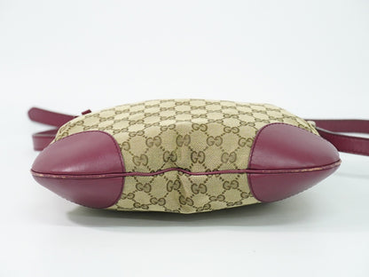 Gucci Mayfair Messenger GG Canvas and Leather, Beige, Canvas, Shoulder Bag