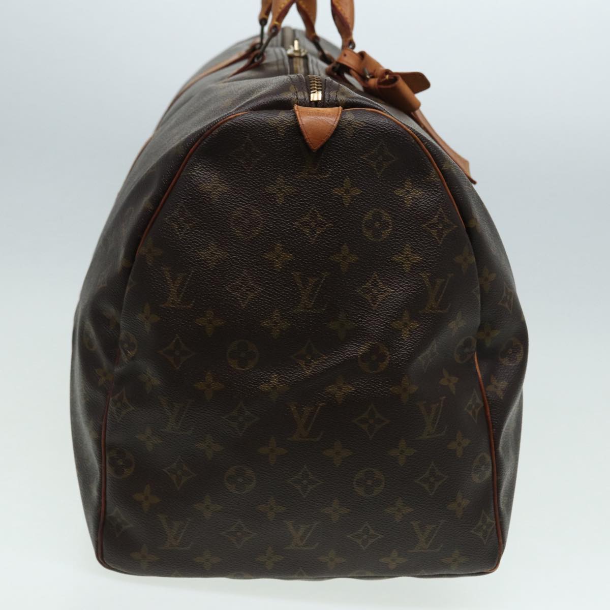 Louis Vuitton Keepall 60, Brown, Canvas, travel