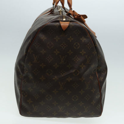 Louis Vuitton Keepall 60, Brown, Canvas, travel