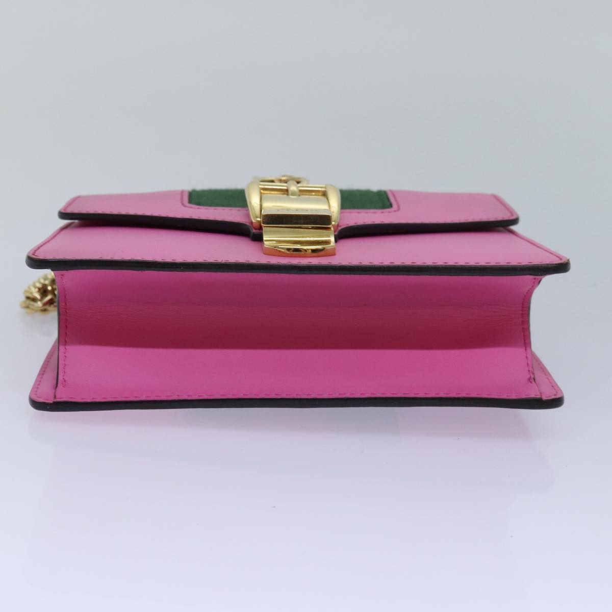 Gucci Sylvie, Pink, Leather, shoulder