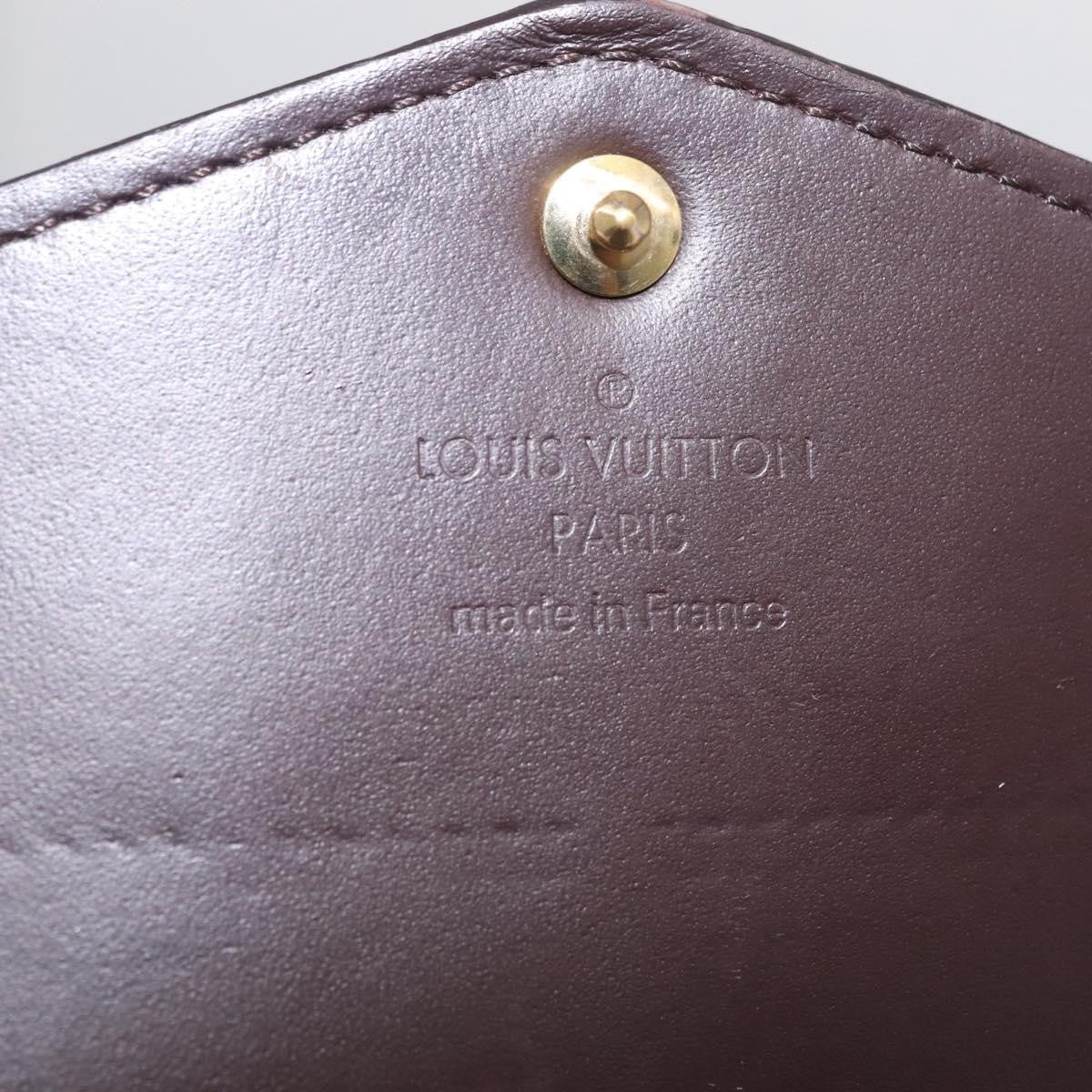 Louis Vuitton Sarah Wallet NM Monogram Vernis, Burgundy, Patent Leather, Wallet