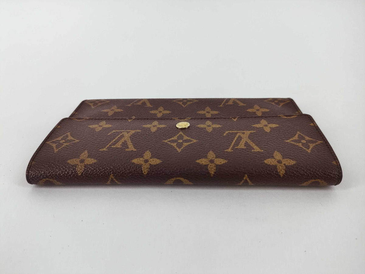 Louis Vuitton Sarah Monogram Canvas, Brown, Canvas, Clutch