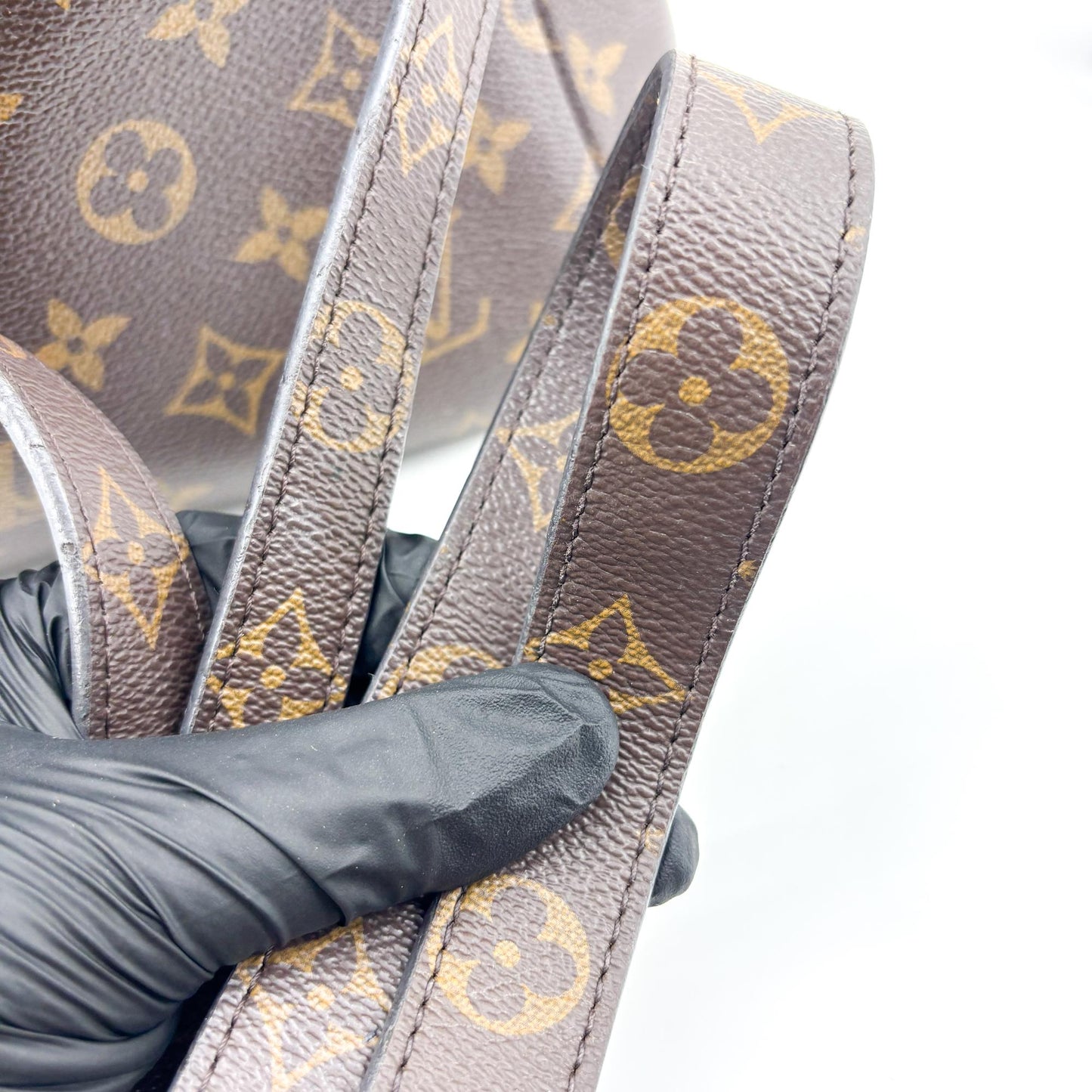 Louis Vuitton Montaigne Monogram Canvas, Brown, Canvas, Handbag