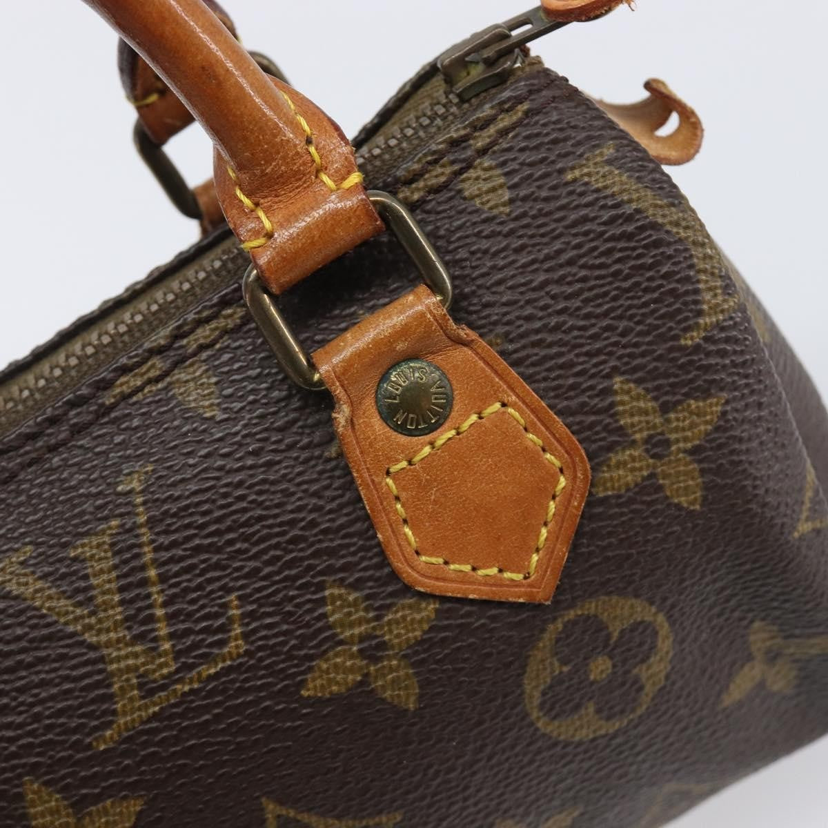 Louis Vuitton Speedy Mini HL Monogram Canvas, Brown, Canvas, Handbag