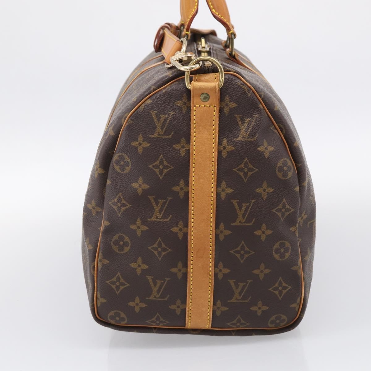 Louis Vuitton Keepall Bandouliere Monogram Canvas, Brown, Canvas, Travel Bag