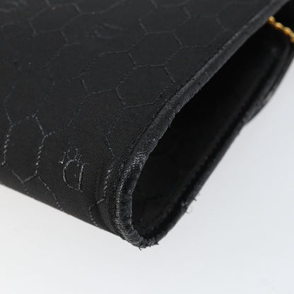 Christian Dior Vintage Honeycomb Canvas, Black, Canvas, Shoulder Bag