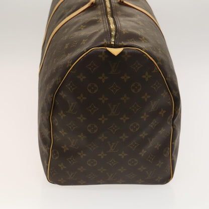 Louis Vuitton Keepall 60, Brown, Canvas, travel