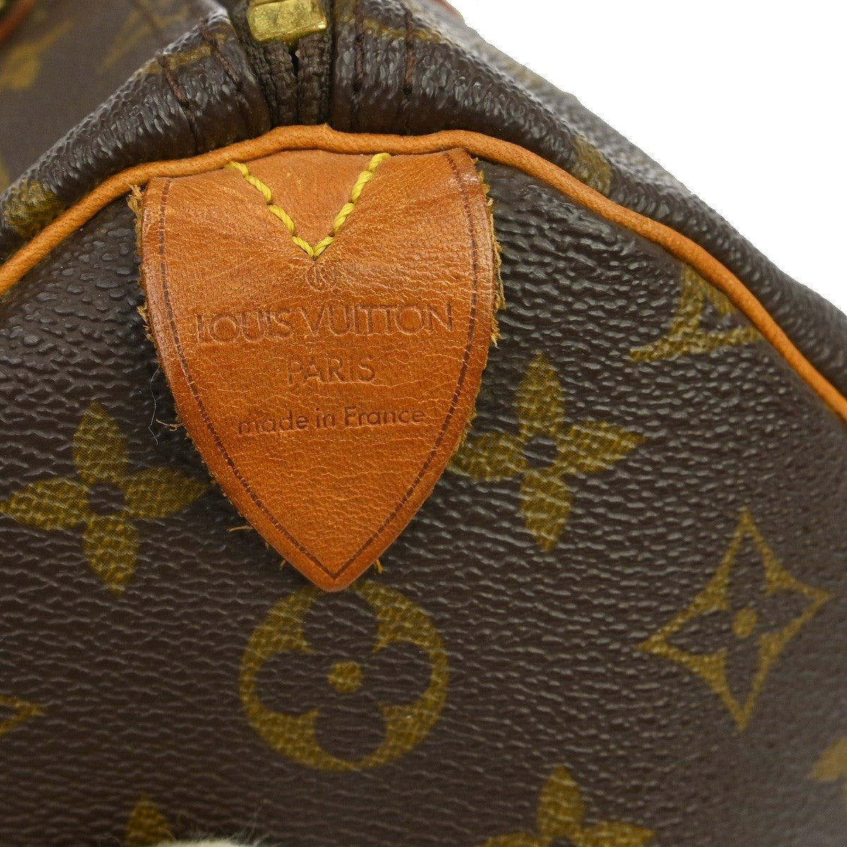 Louis Vuitton Speedy Monogram, Brown, Canvas, Handbag