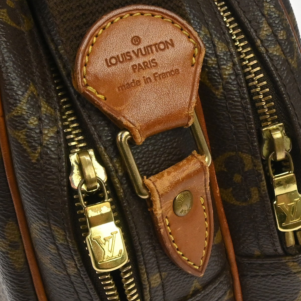 Louis Vuitton Reporter Monogram, Brown, Canvas, Shoulder Bag