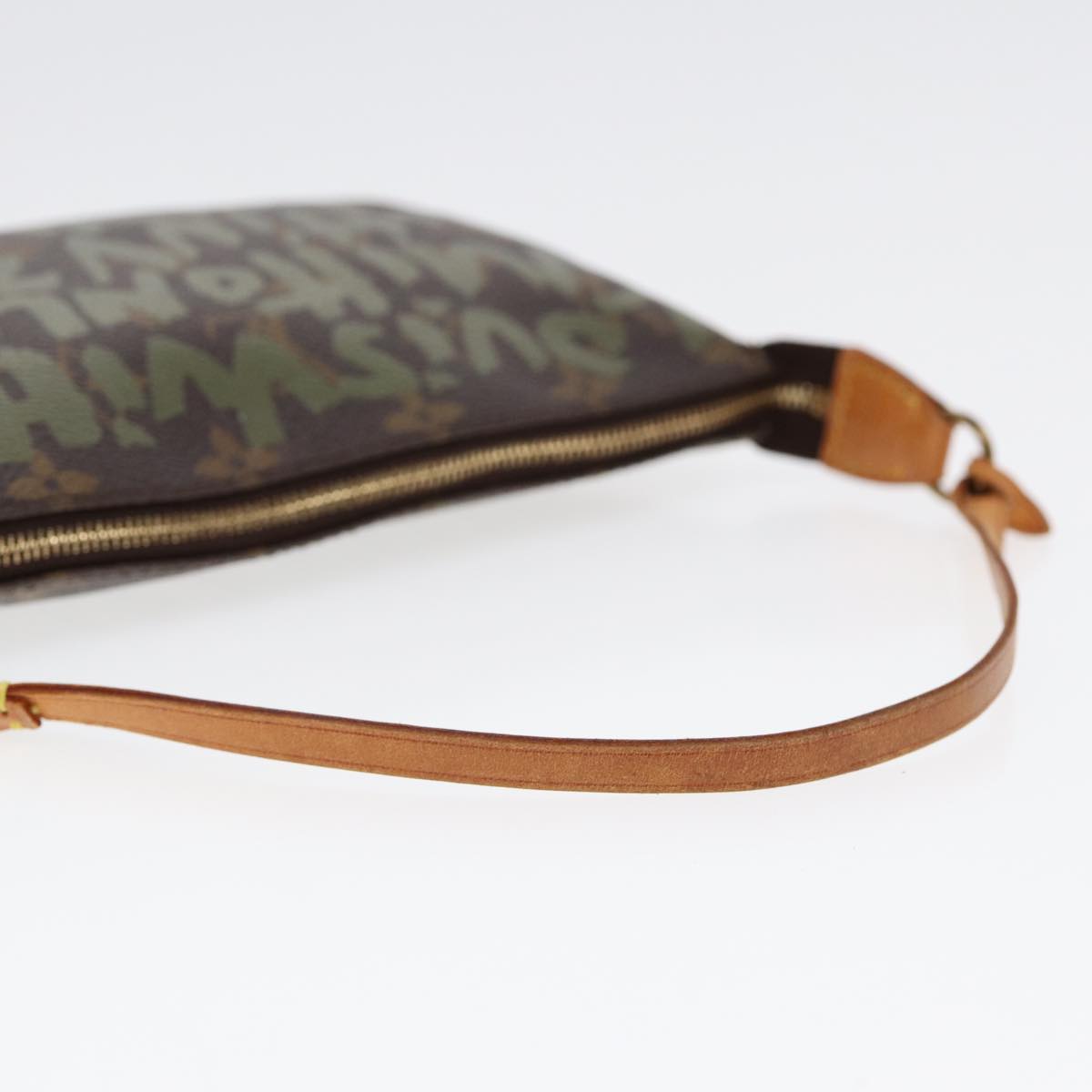 Louis Vuitton Pochette Accessoire, Brown, Canvas, clutch