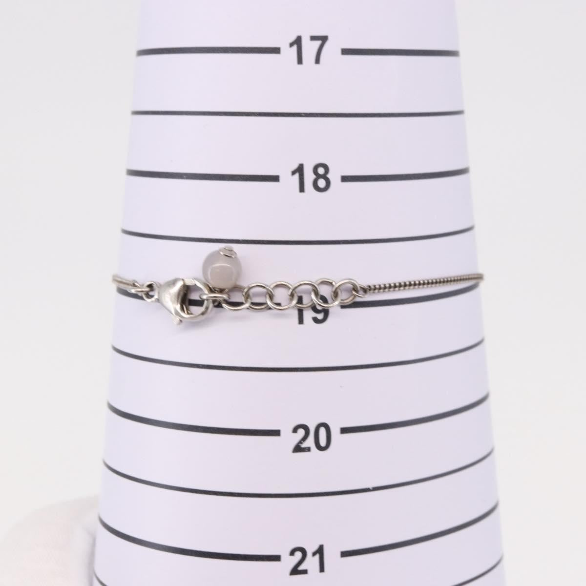 Chanel CC Charm Metal, Silver, Metal, Bracelet