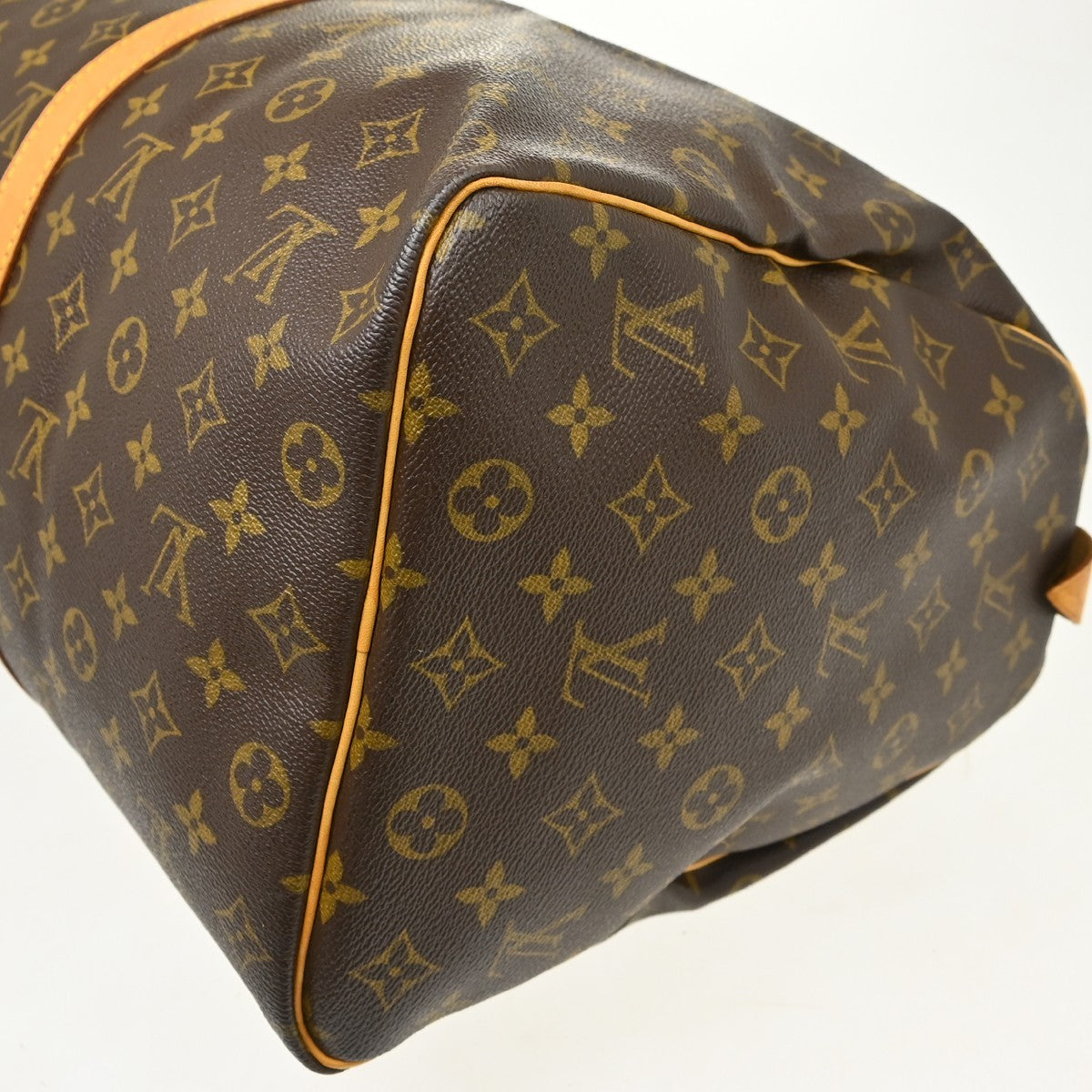 Louis Vuitton Keepall Monogram Canvas, Brown, Canvas, Travel Bag