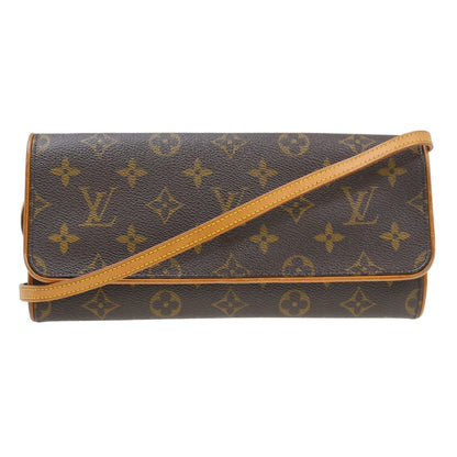 Louis Vuitton Twin Monogram Canvas, Brown, Canvas, Clutch