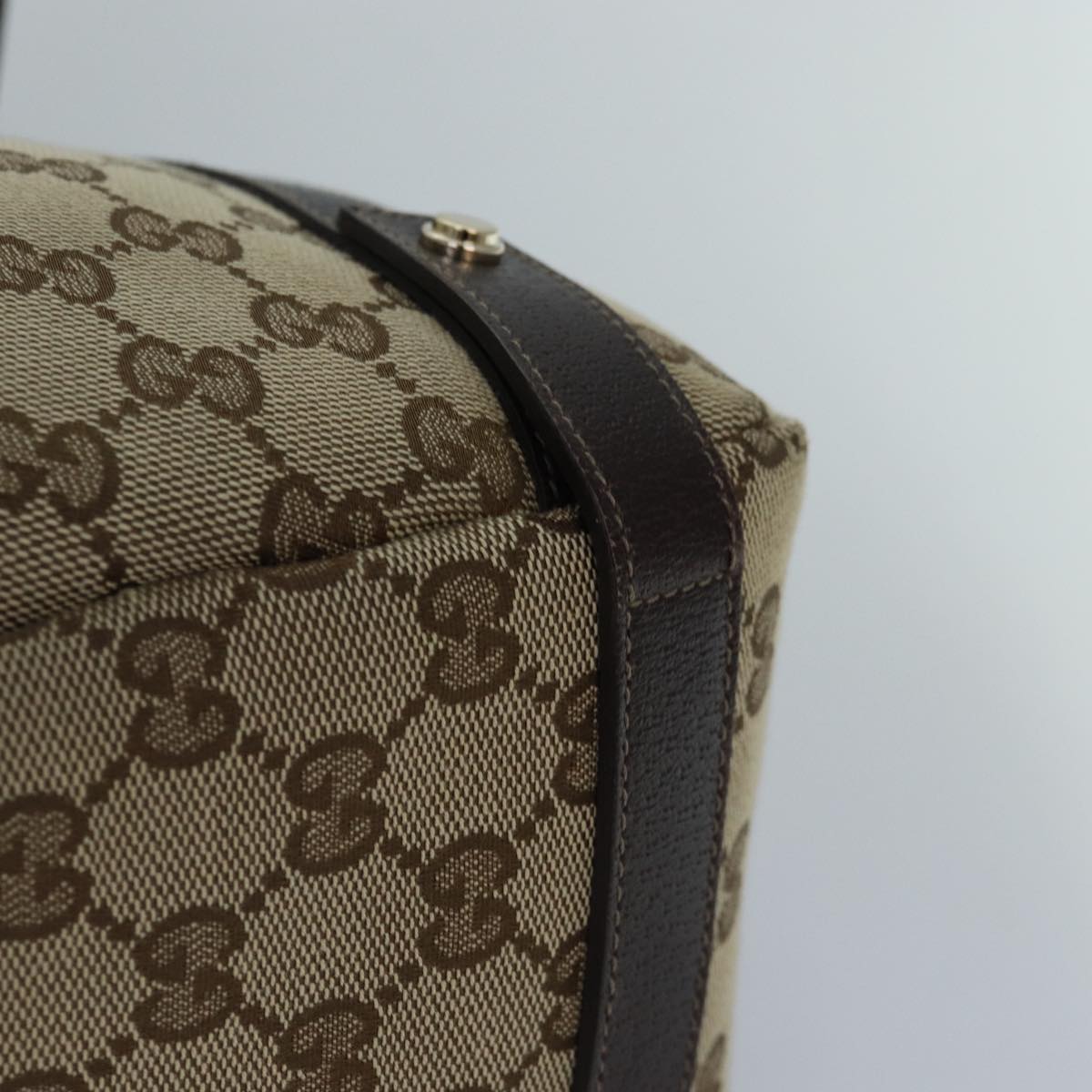 Gucci Abbey, Brown, Canvas, tote