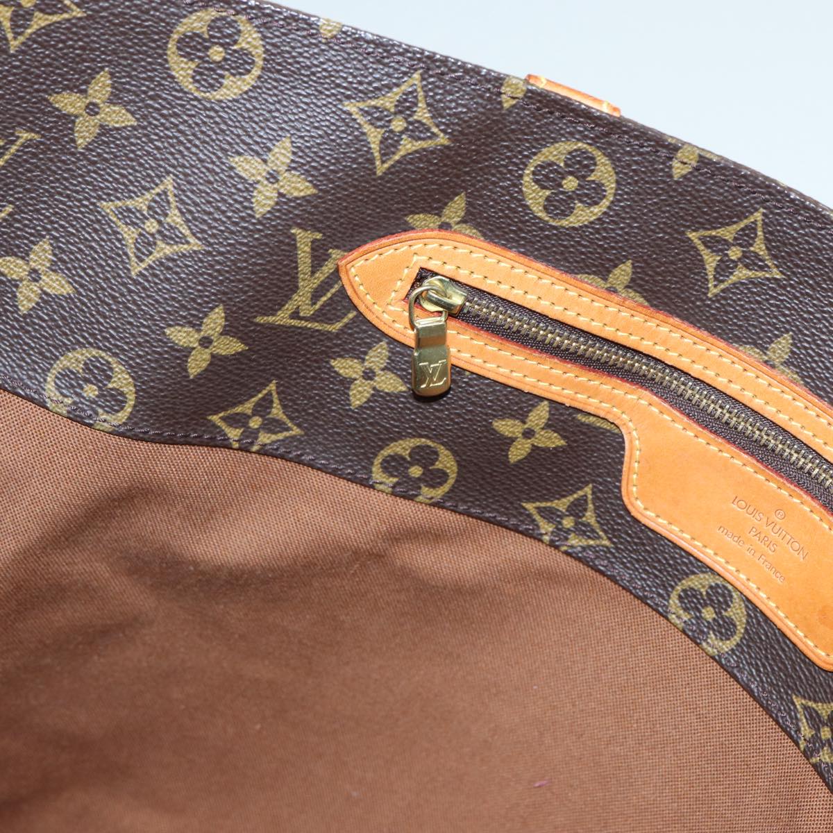 Louis Vuitton Shopping, Brown, Canvas, tote