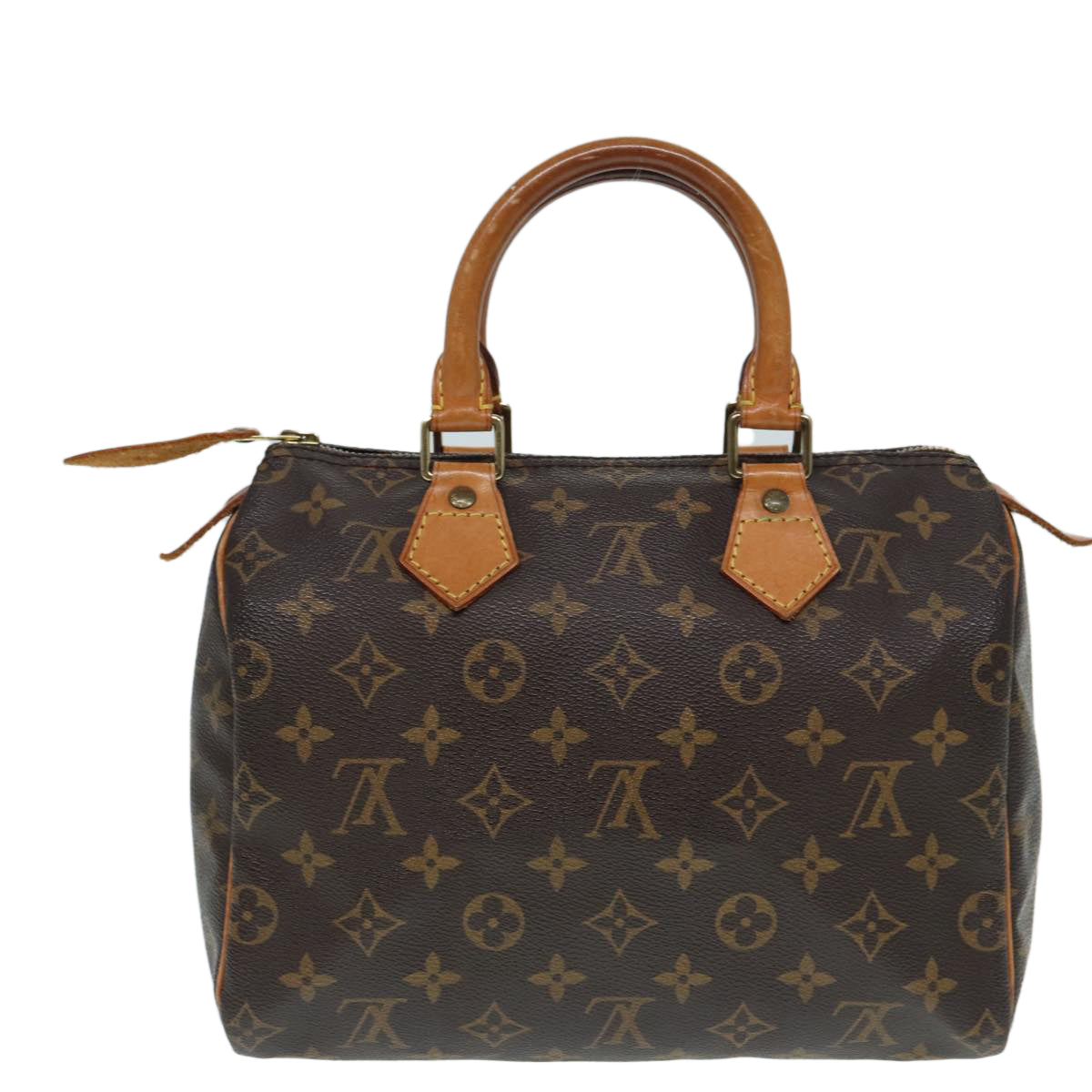 Louis Vuitton Speedy 25, Brown, Canvas, handbag