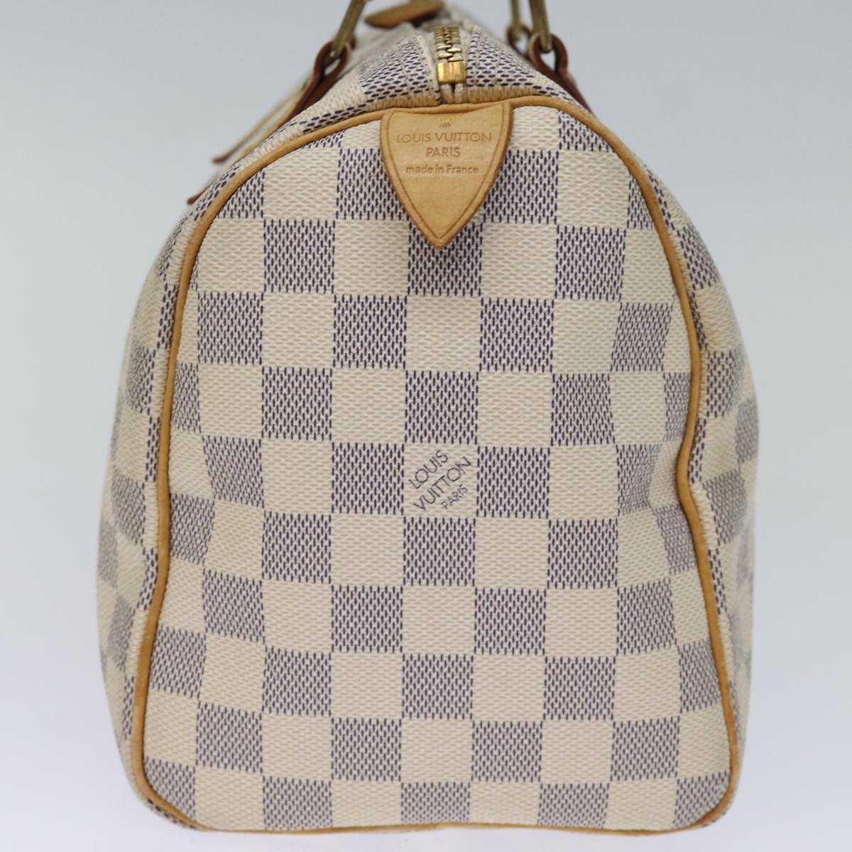 Louis Vuitton Speedy 25, White, Canvas, handbag