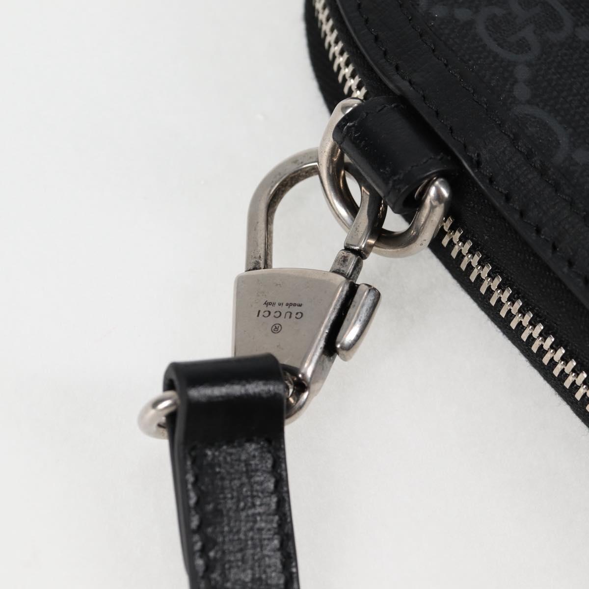 Gucci Off the grid, Black, Canvas, clutch