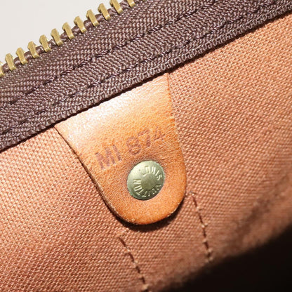 Louis Vuitton Keepall 55, Brown, Canvas, travel